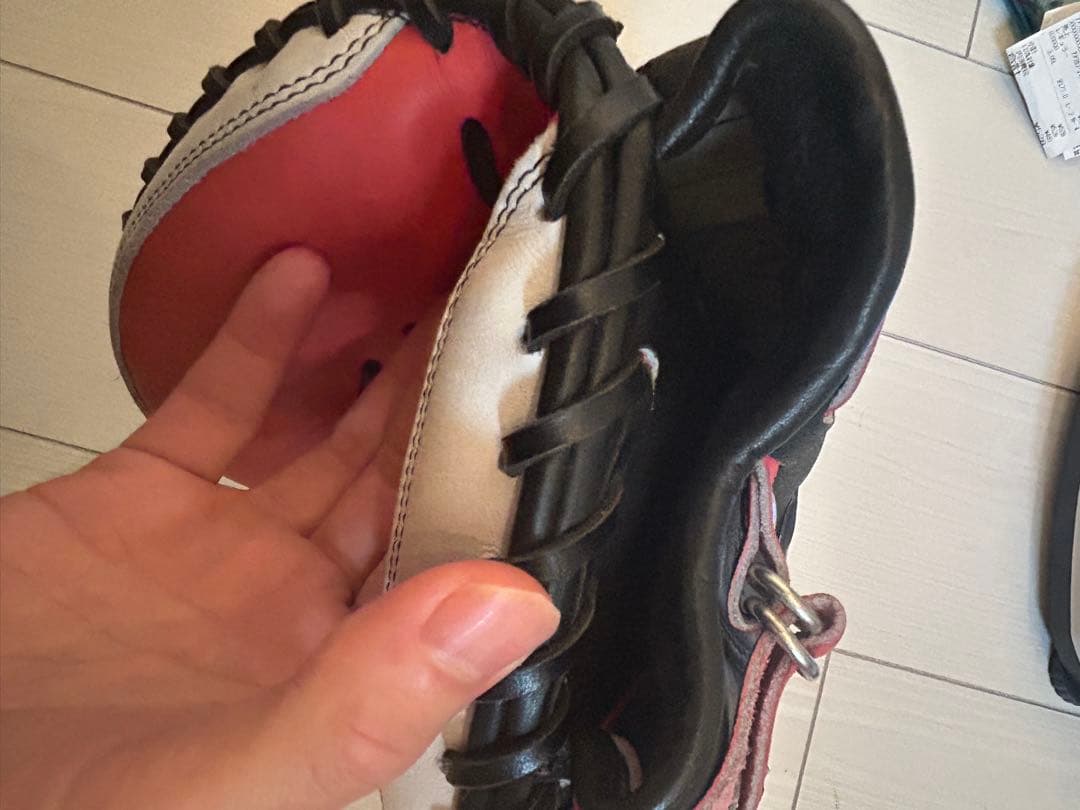 ZETT ゼット　軟式　キャッチャーミット　GRAN STATUS 赤