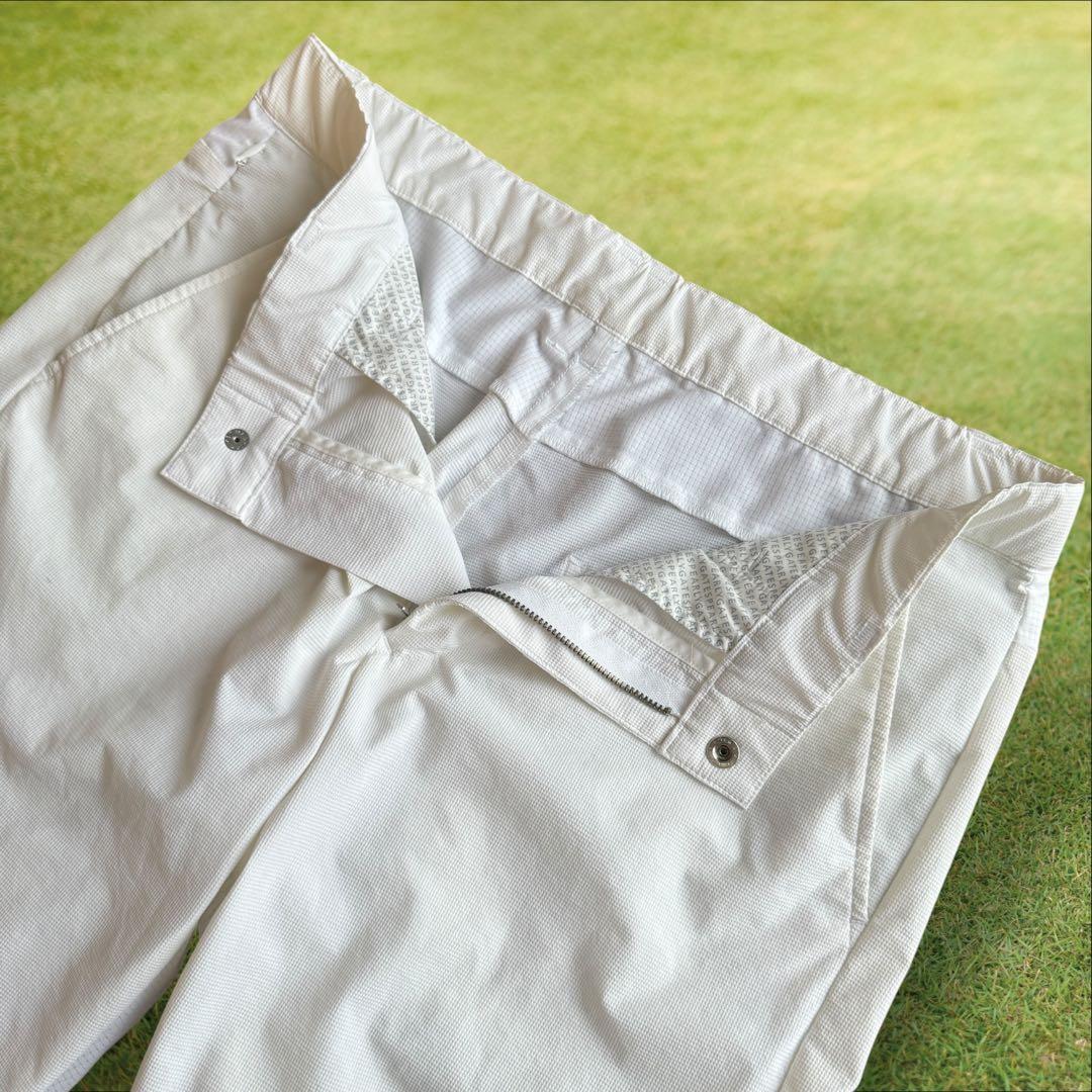 パーリーゲイツ　ジョガーパンツ　L〜XL相当 白　ホワイト　美品　5 パンツ