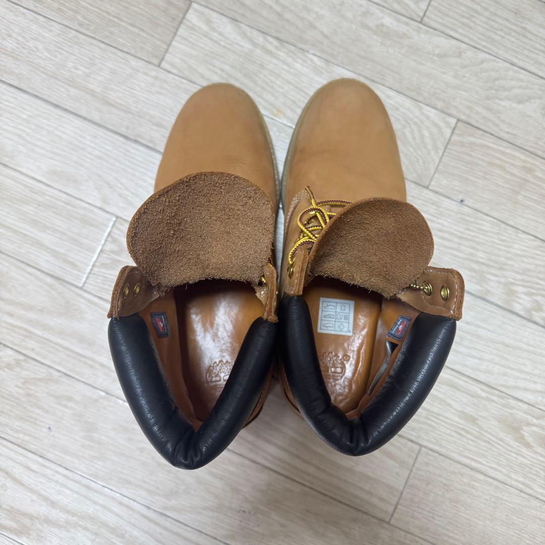 Timberland 防水レザー ワークブーツ ベージュ