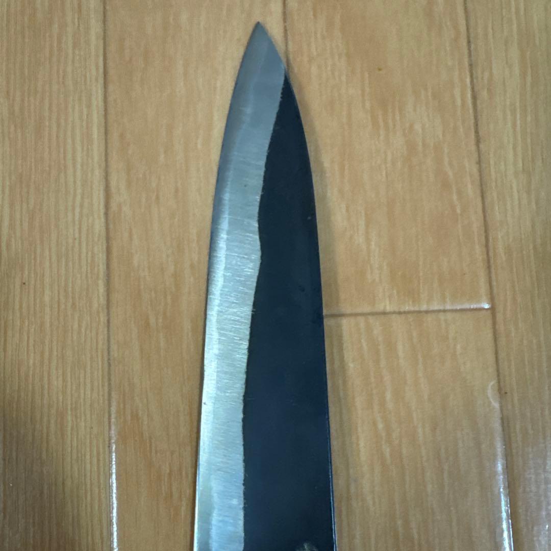 鍔屋 黒打 牛刀 本種子島 21cm