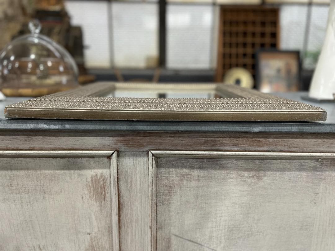 【廃番・美品】ZARA  / ザラ ホーム｜ウォールミラー｜彫刻