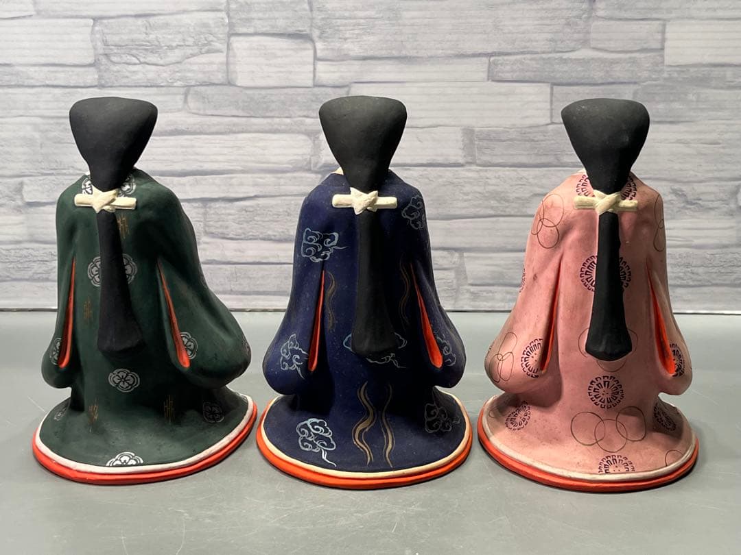 希少！昭和初期　堤人形　10体　明治節人形　雛人形　土人形