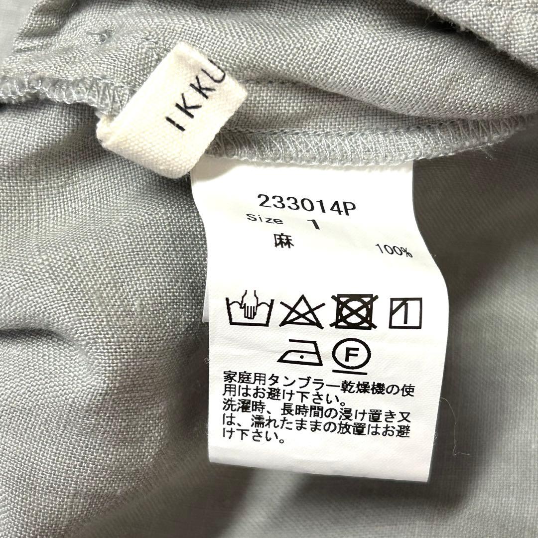 ikkuna ギャザードパンツ リネン100%