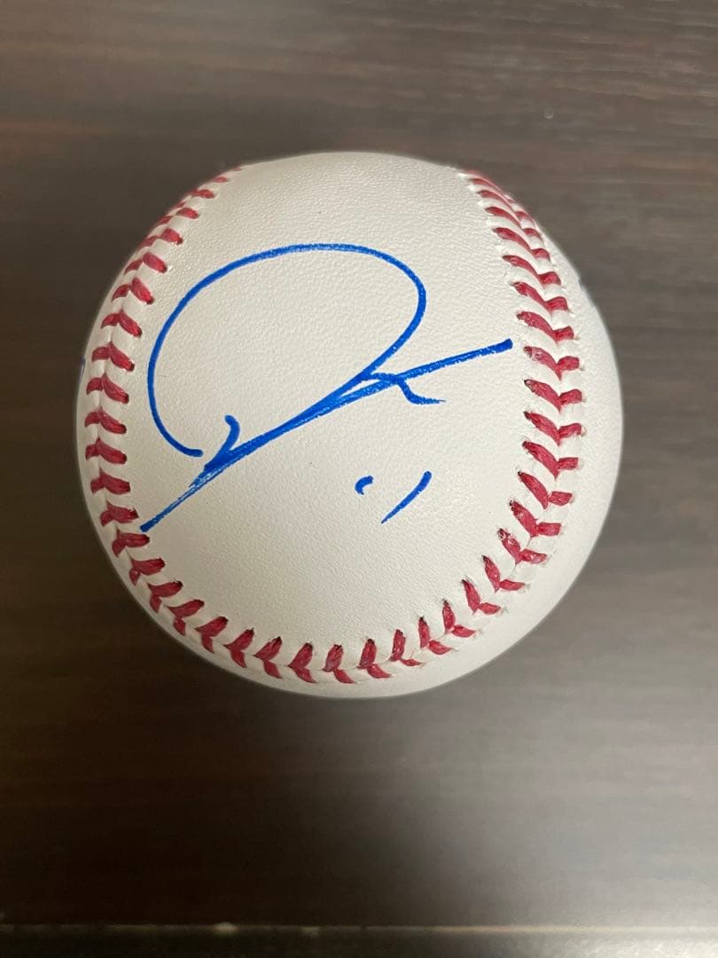 大谷翔平、山本由伸、佐々木朗希　トリプル直筆サインボール