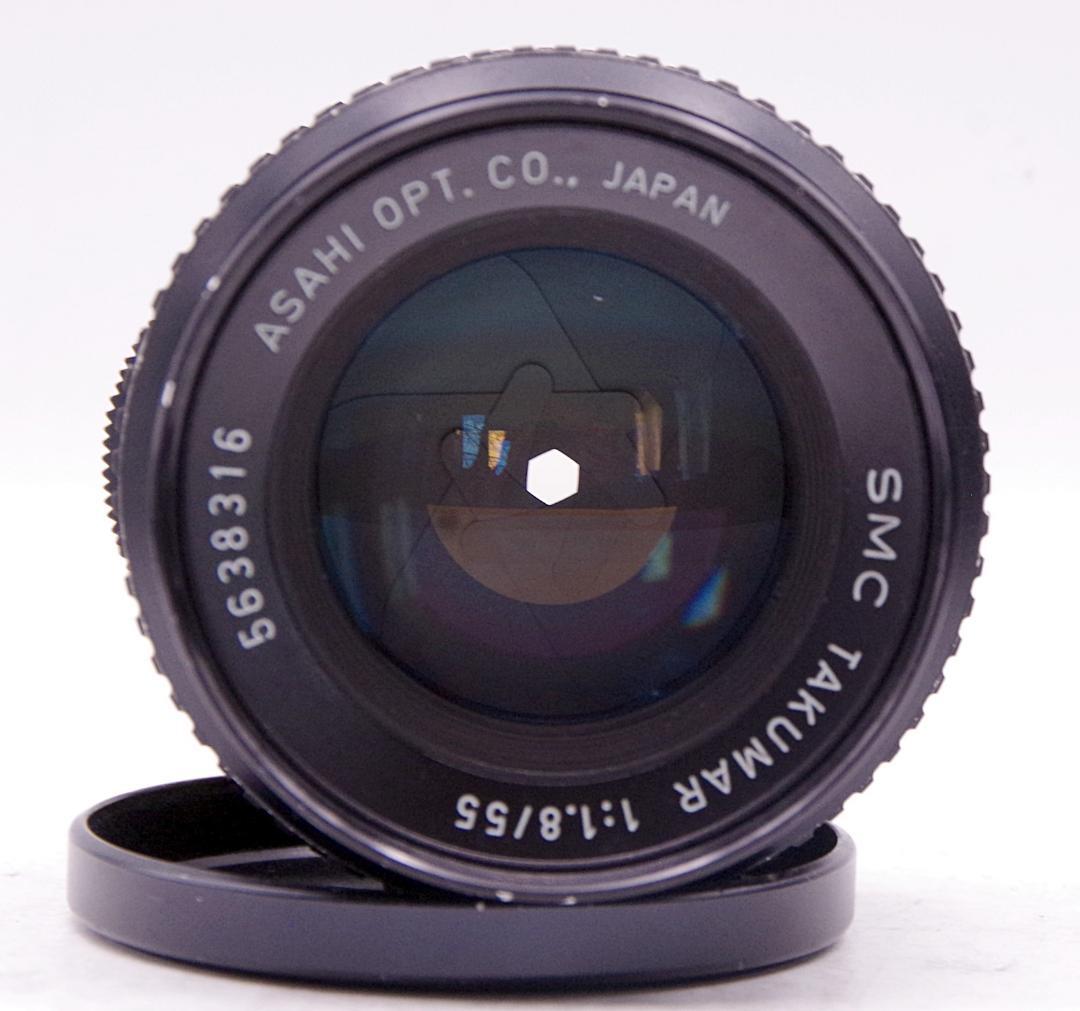 ペンタックス SP ブラックボディ SMC TAKUMAR 55mm F1.8
