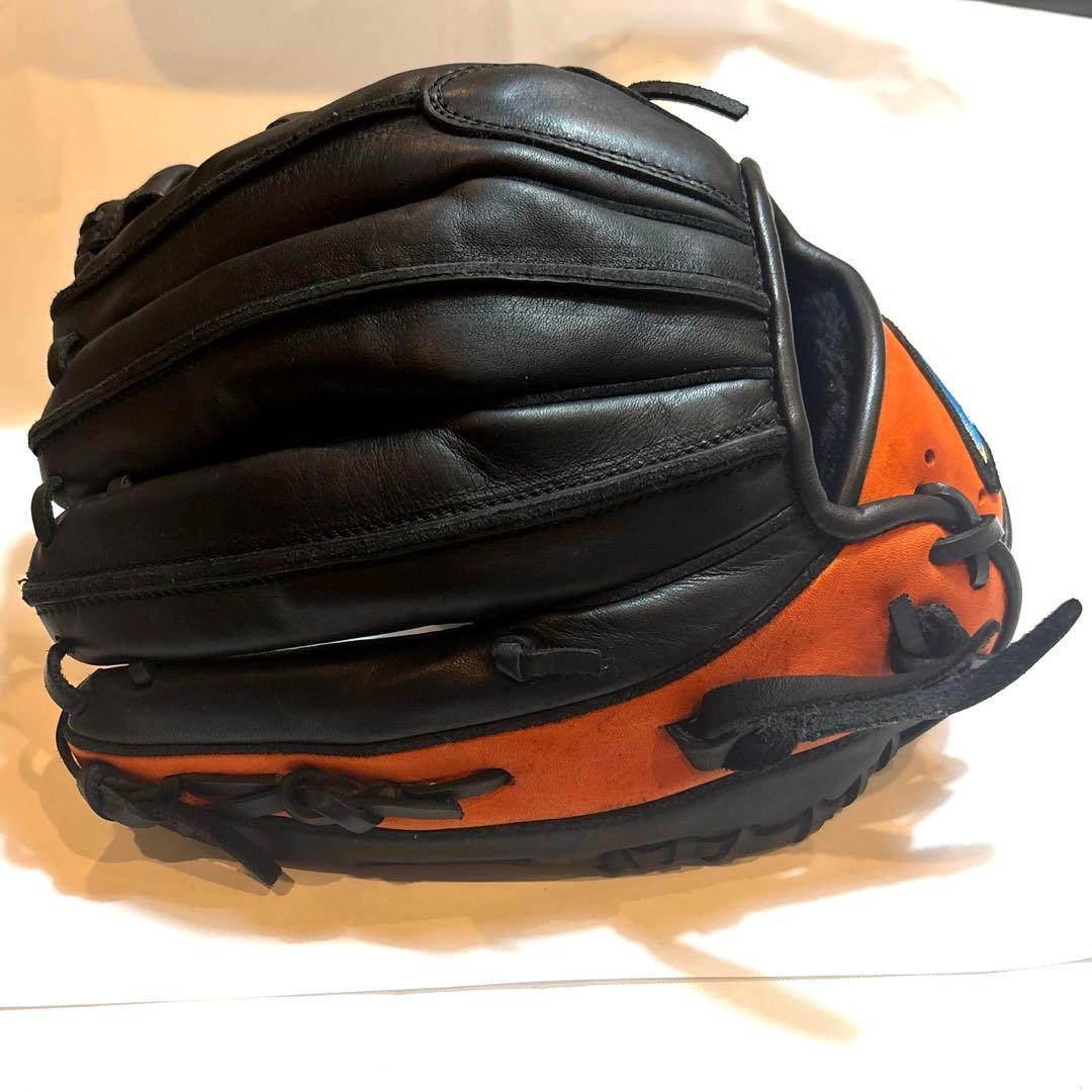 三足の蛙　USAモデル　ミズノ 軟式グローブ　ビューリーグ ビッグM 青