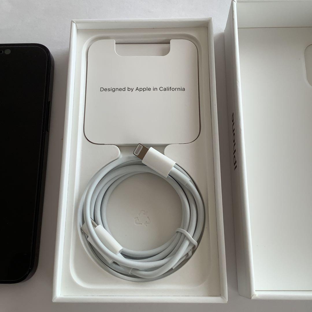 iPhone12mini 黒128GB 美品　容量84% 覗き見防止フィルム付き