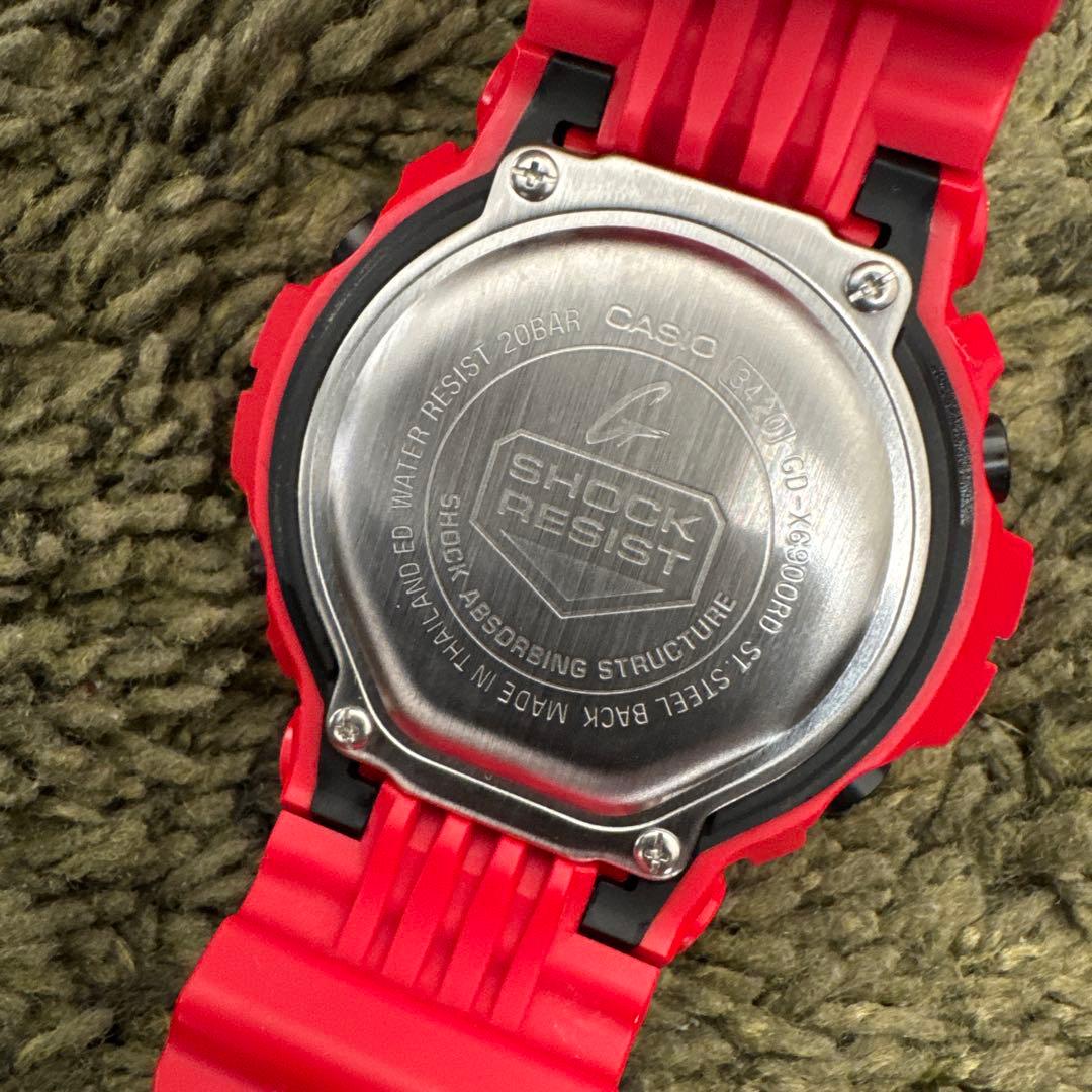 G-SHOCK GD-X6900RD-4JF RED レッド