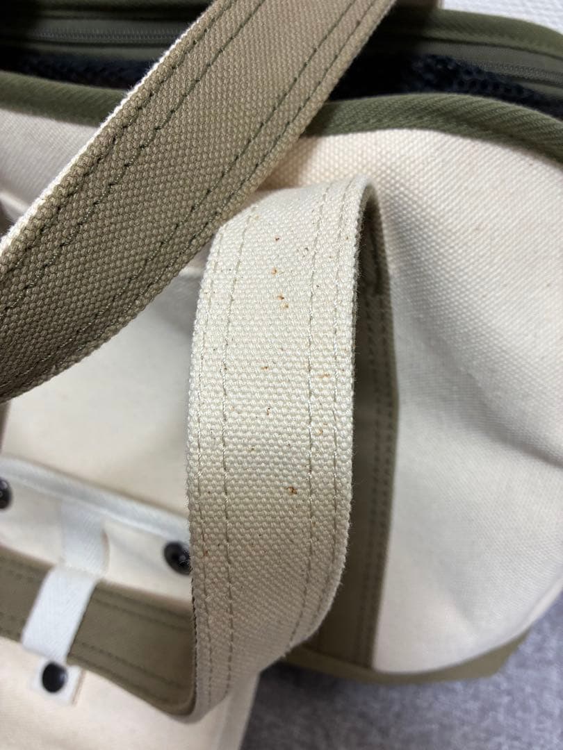 freestitch　スクエア トート　犬用キャンバスキャリーバッグ　底板ボア付