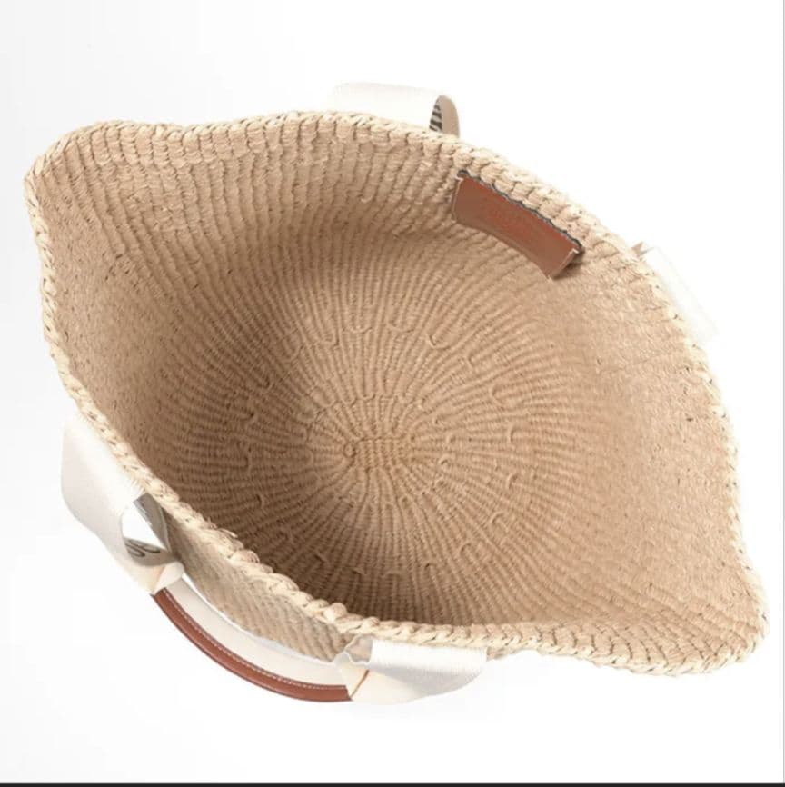 新品Chloe クロエ Woody ウッデイ ラージ バスケット バッグホワイト