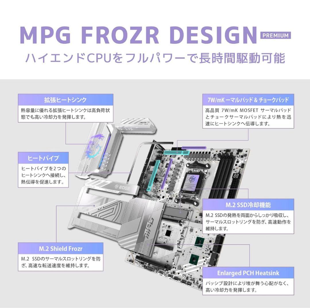 【完全未開封】MSI マザーボード MPG X870E EDGE TI WIFI