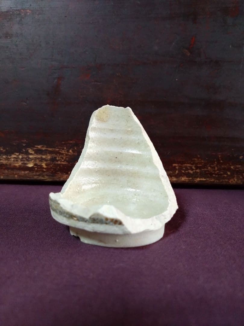 美濃 青織部 志野織部 黄瀬戸 筒向付 陶片