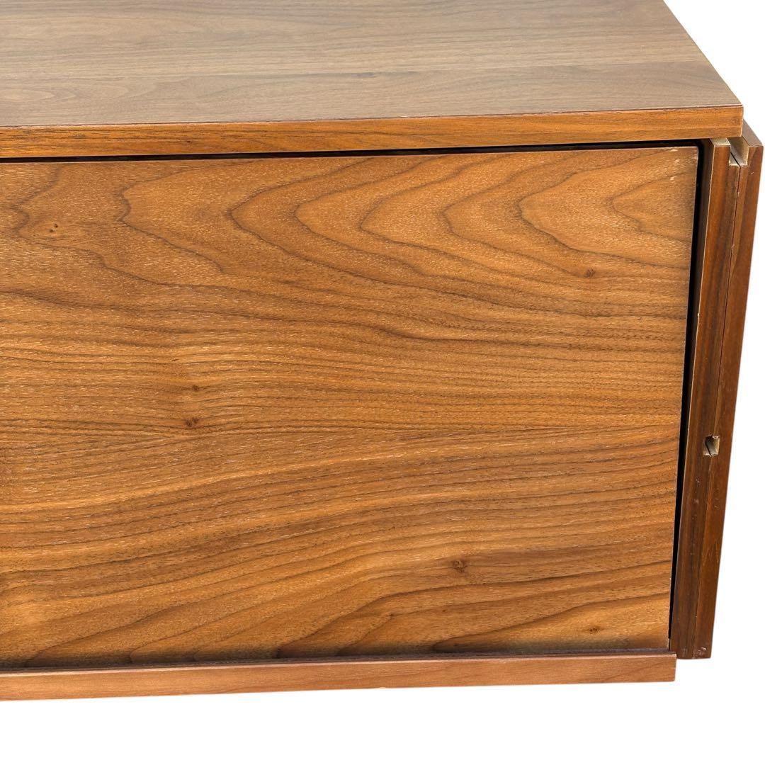 廃盤 希少 無印良品 ユニットシェルフ用 ボックス フラップ扉 ウォールナット