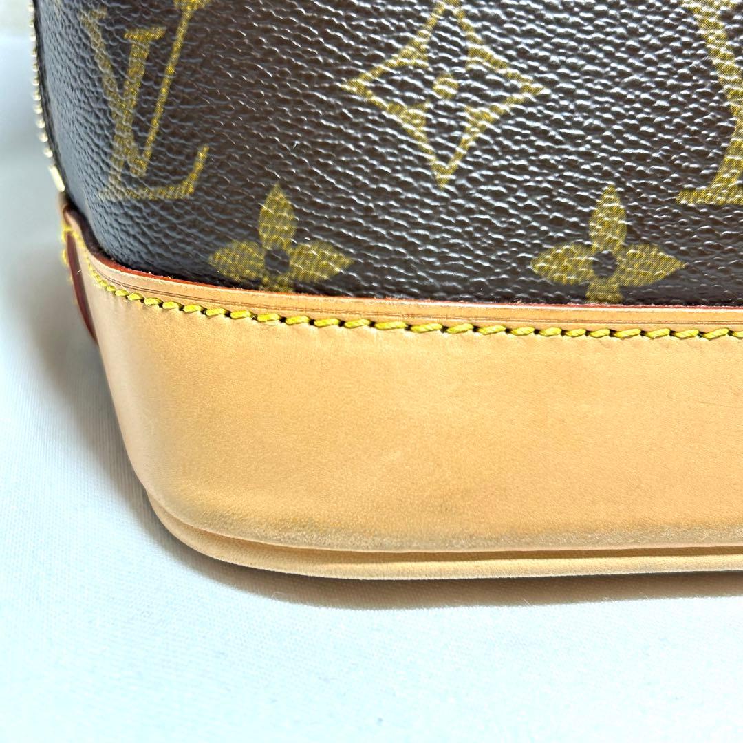 超美品 正規品 ルイヴィトン モノグラム アルマ ハンドバッグ カデナ 保存袋