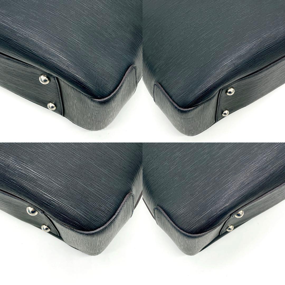 【PELLE MORBIDA】ブリーフケース　キャピターノ　ネイビー　レザー