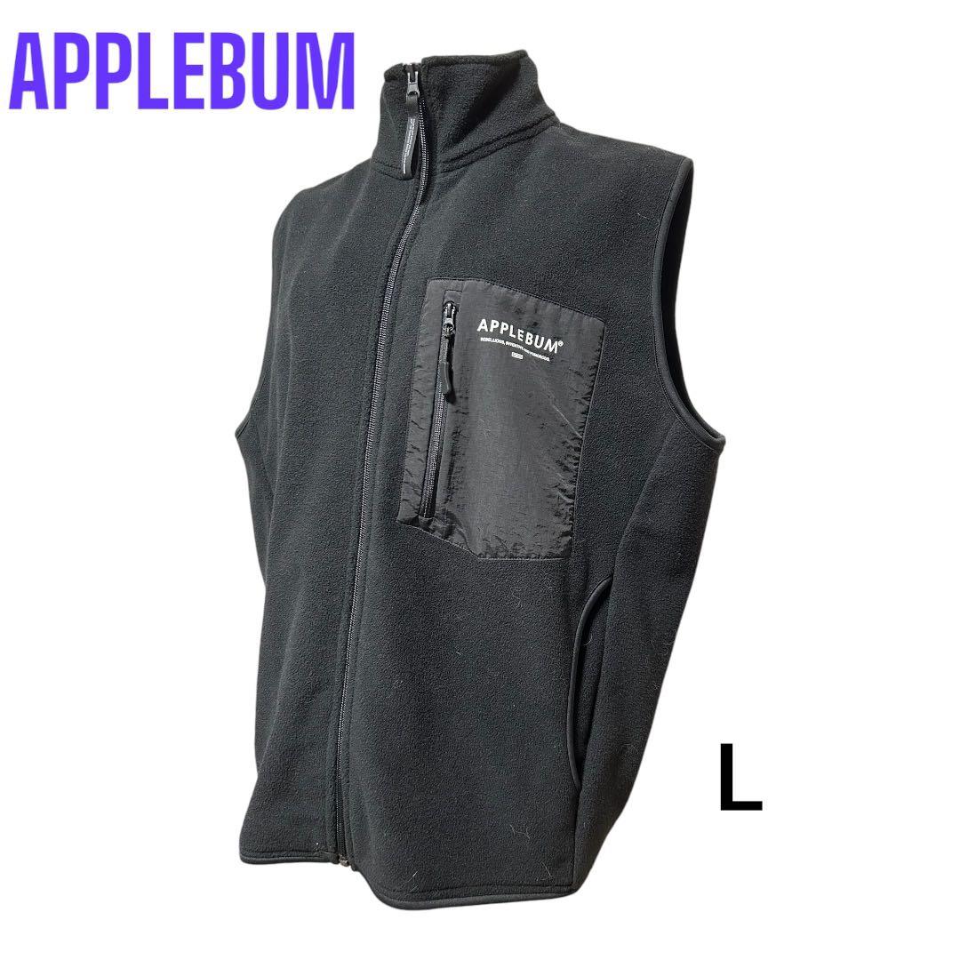 APPLEBUM フリースベスト 黒