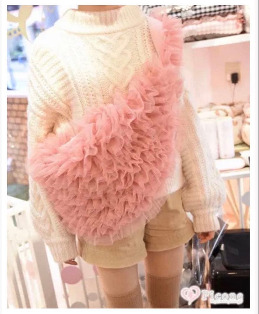 PICONE×The Fancys 限定 チュールフリルキャリーバッグ　スリング