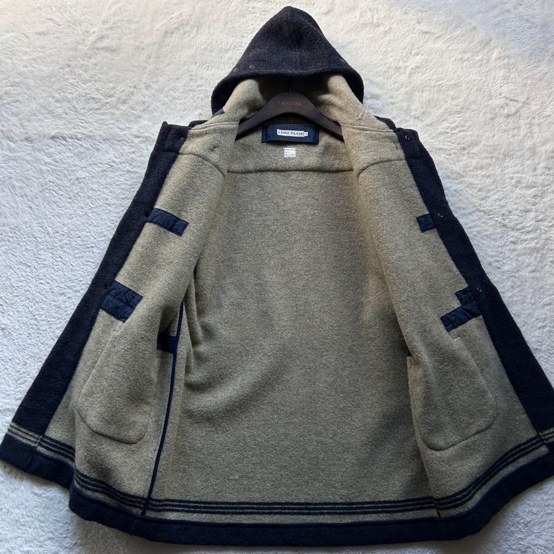 94AW　ストーンアイランド　ダッフルコート　グリーンエッジ　ネイビー　M　名作