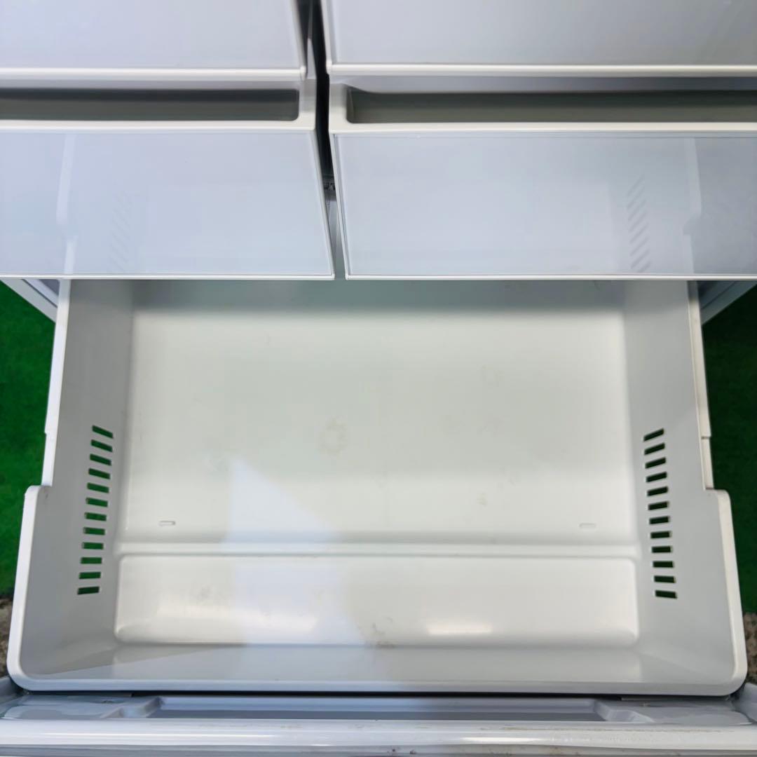 日立 430L 冷蔵庫 大容量 おしゃれガラス面 ファミリー【地域限定配送無料】