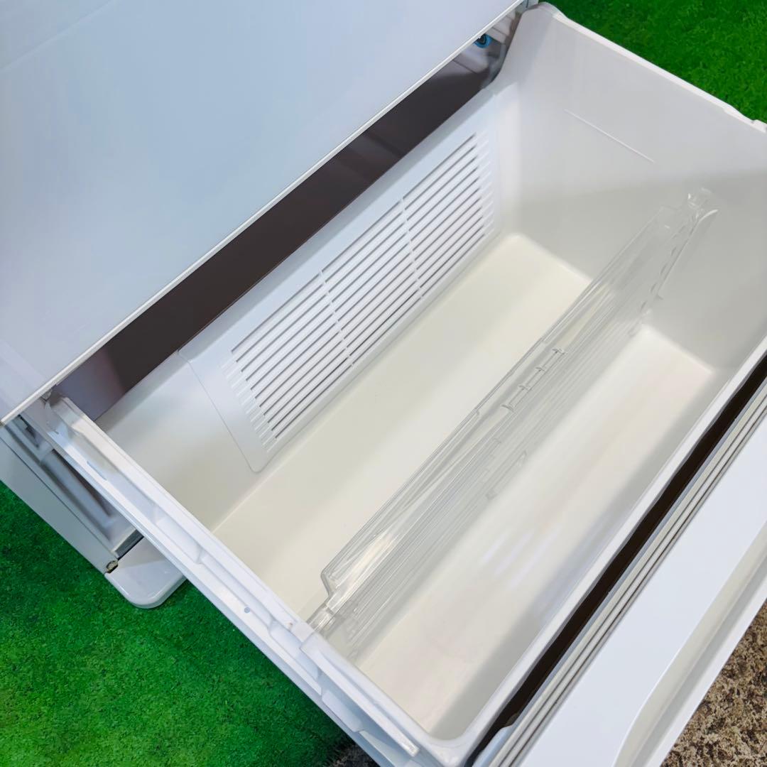 日立 430L 冷蔵庫 大容量 おしゃれガラス面 ファミリー【地域限定配送無料】