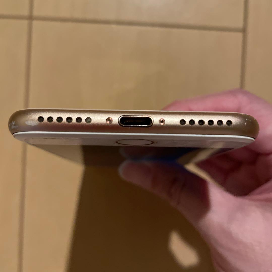 iPhone 8 ゴールド 64GB SIMフリー 画面ひび割れ