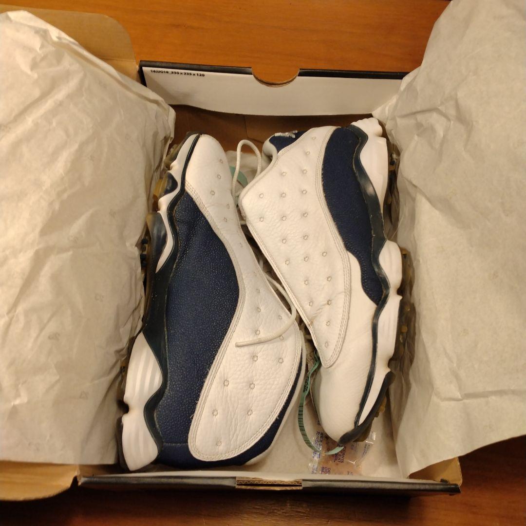 Jordan13 ホワイト/ネイビー スニーカー