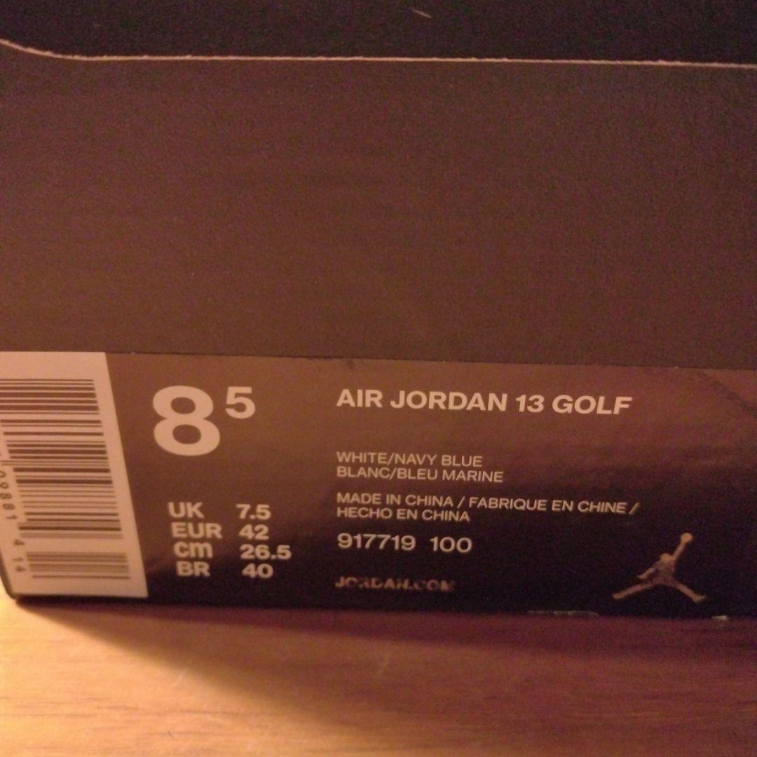 Jordan13 ホワイト/ネイビー スニーカー