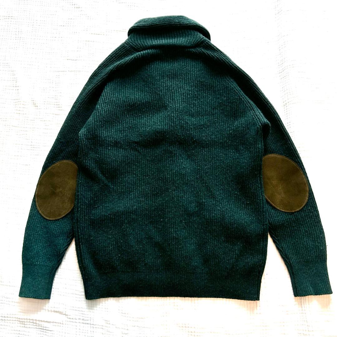 ウィリアムロッキー　カーディガン　ウール100% 38 スコットランド製