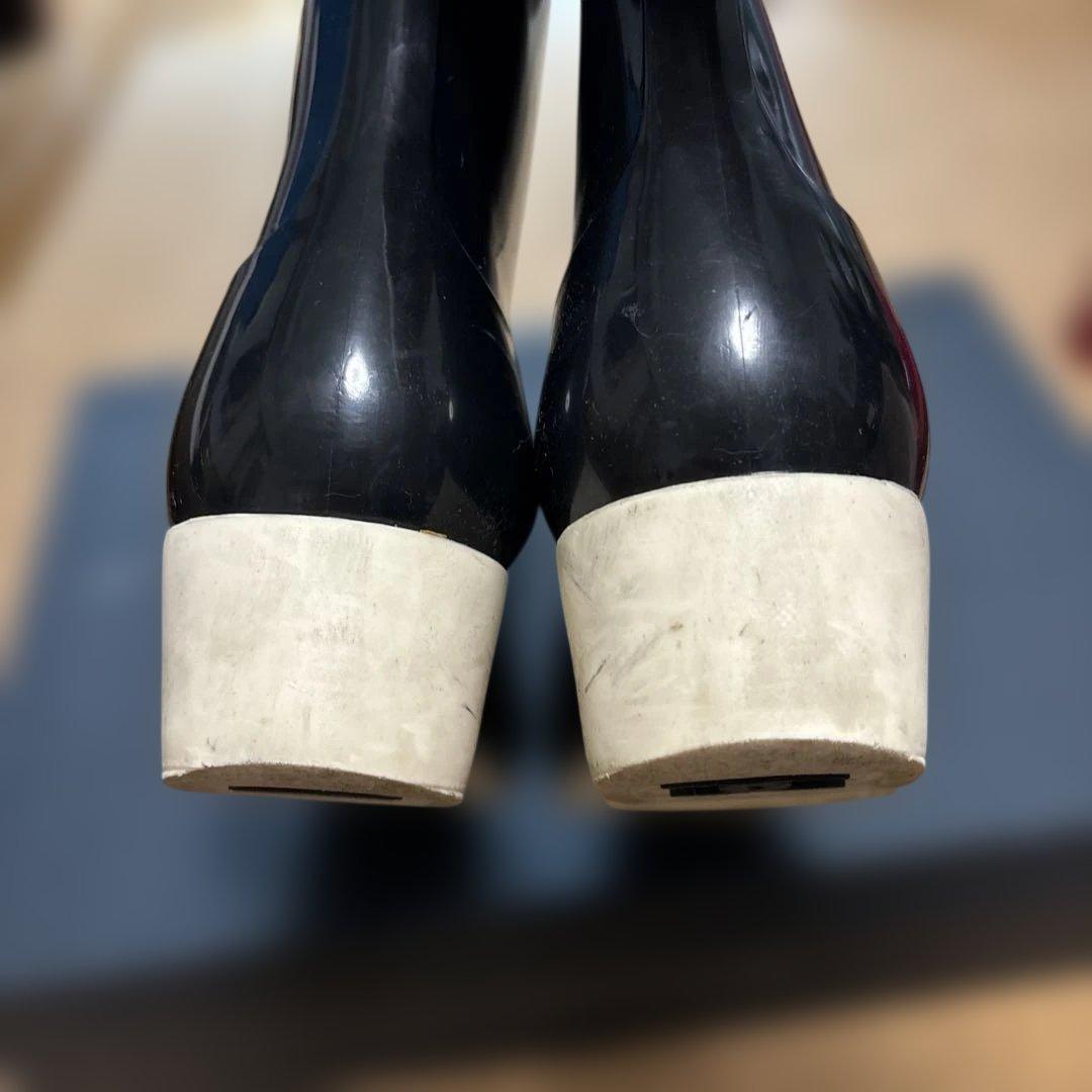 お値下げ　シャネル　CHANEL ブーツ　レインブーツ　41