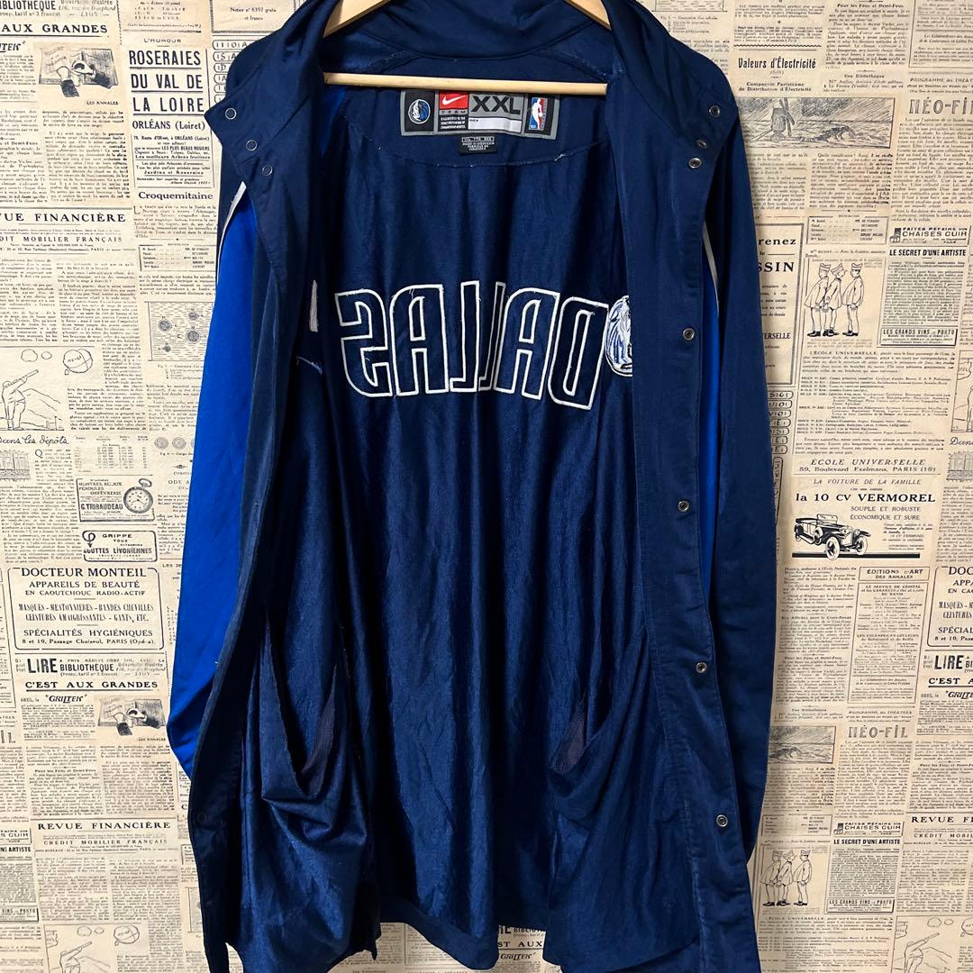 NIKE NBA マーベリックス　ウォームアップジャケット　XXL 刺繍　光沢