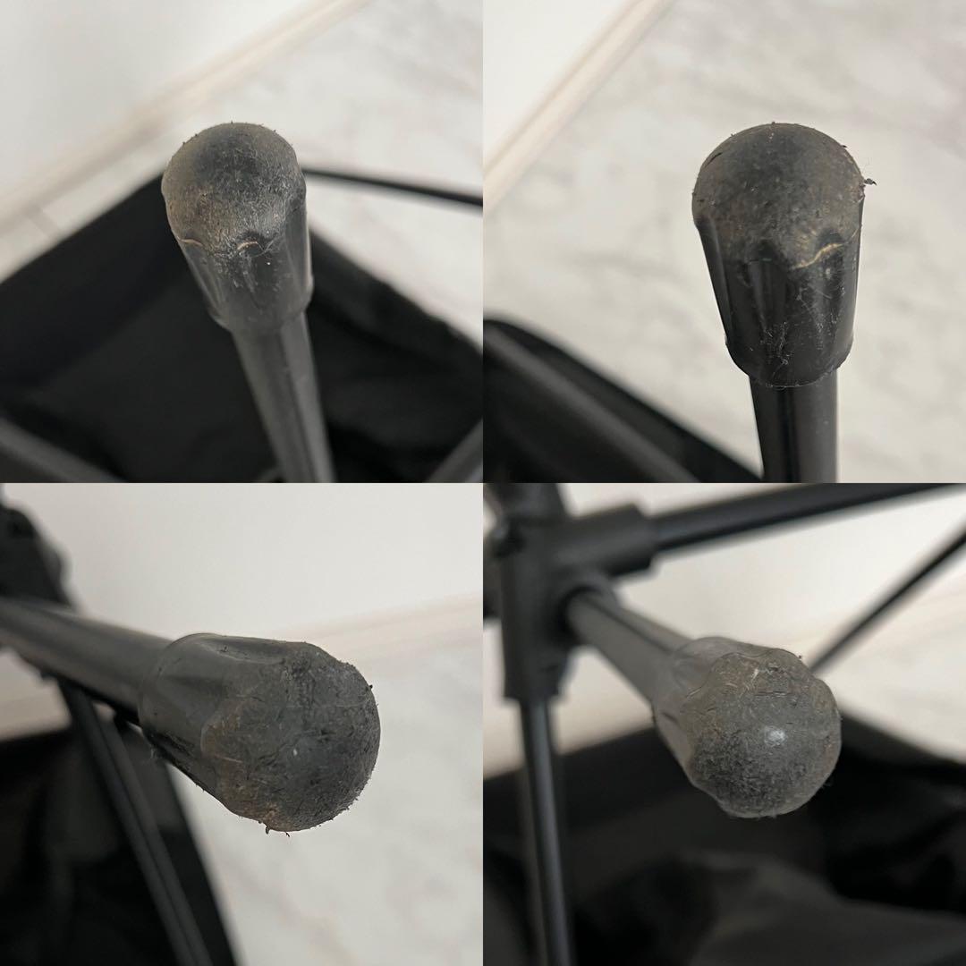 オガワ　ツーアングルチェアS　椅子　アウトドアチェア　キャンプ　ペア　黒