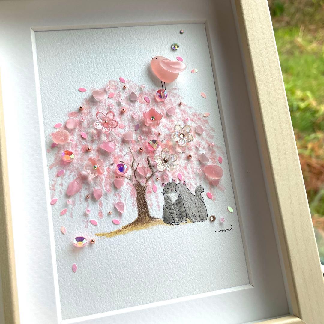 シーグラスアート　シャボン玉アカリHaHaKo様♡リクエスト