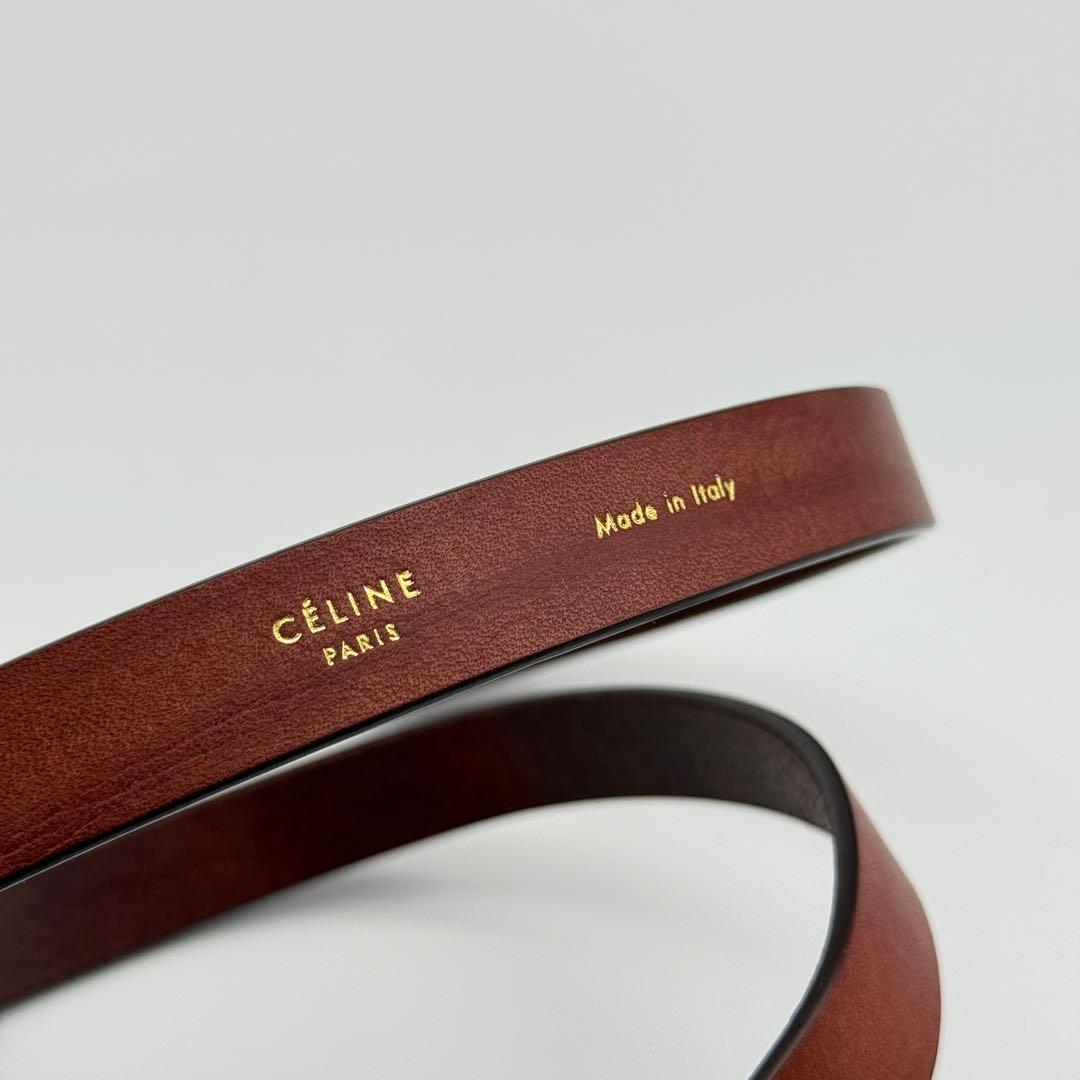 ✨極美品✨CELINE ベルト レザー ゴールド金具 レディース 付属品有り