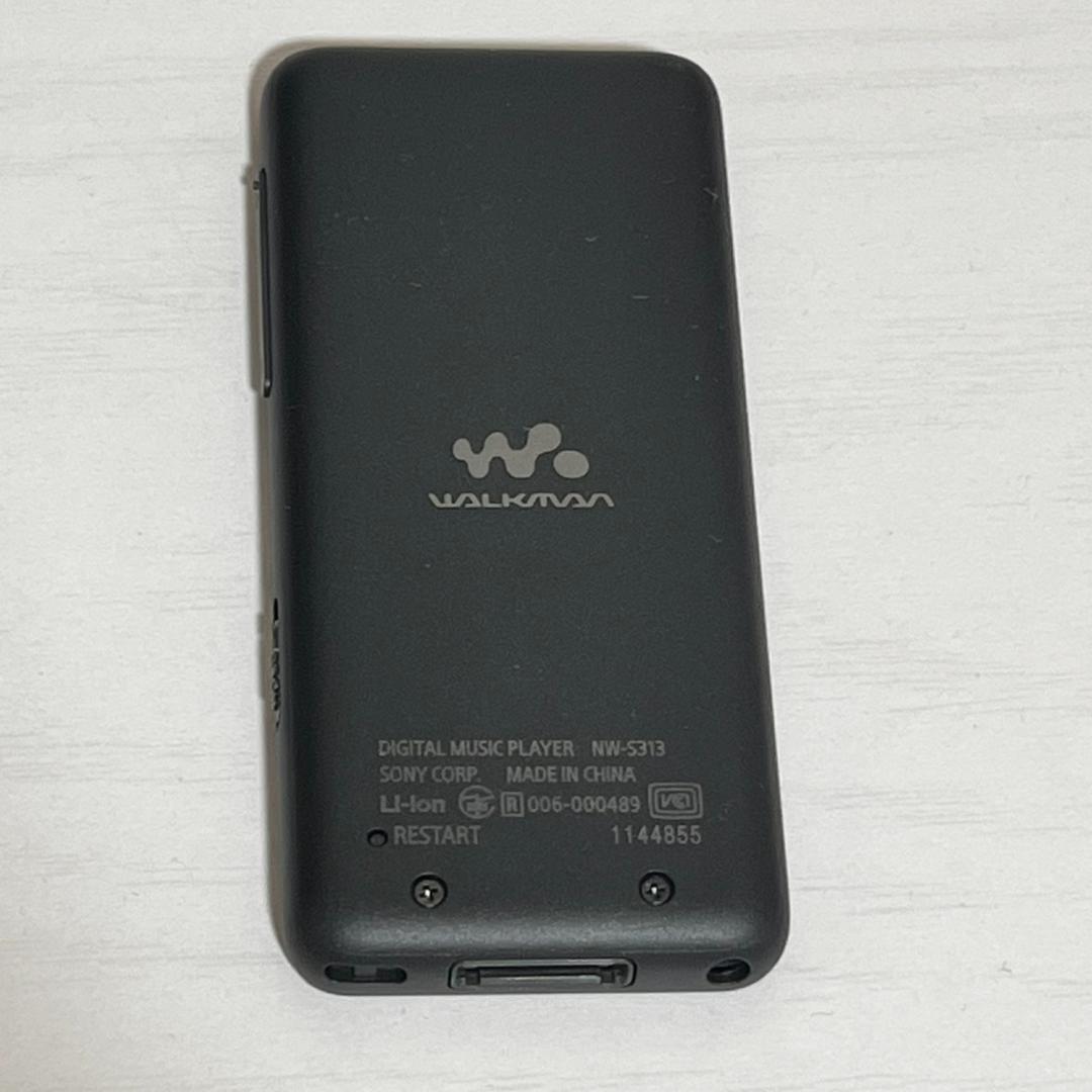 【ほぼ未使用】SONY NW-S313 デジタルオーディオプレーヤー ブラック