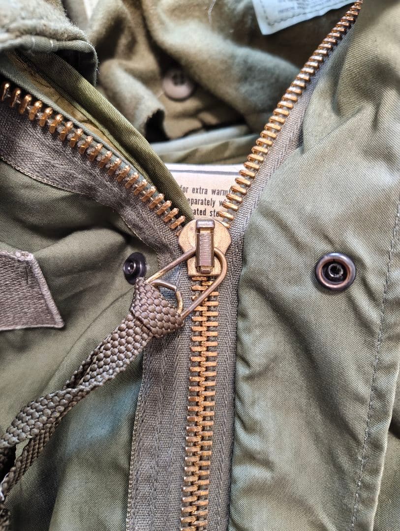 70s 80s M-65 フィッシュテールパーカー フルセット 米軍実物