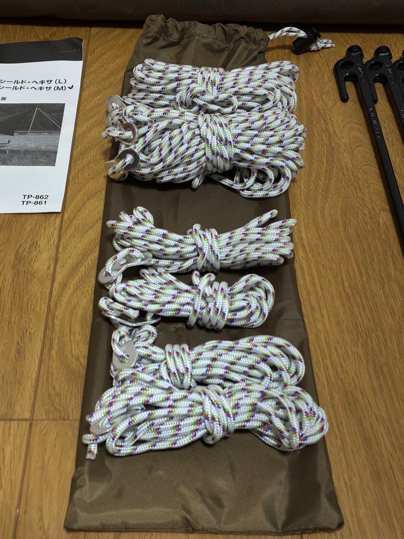 スノーピーク HDタープ\"シールド\"ヘキサM TP-861、ペグハンマー、他