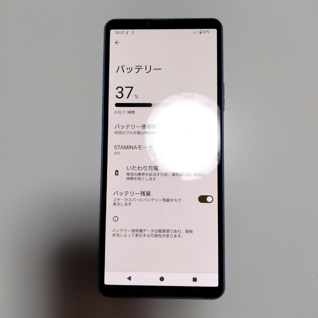 【XQ-CC44 128GB】スマートフォン／画面傷あり／外箱・美品／128GB