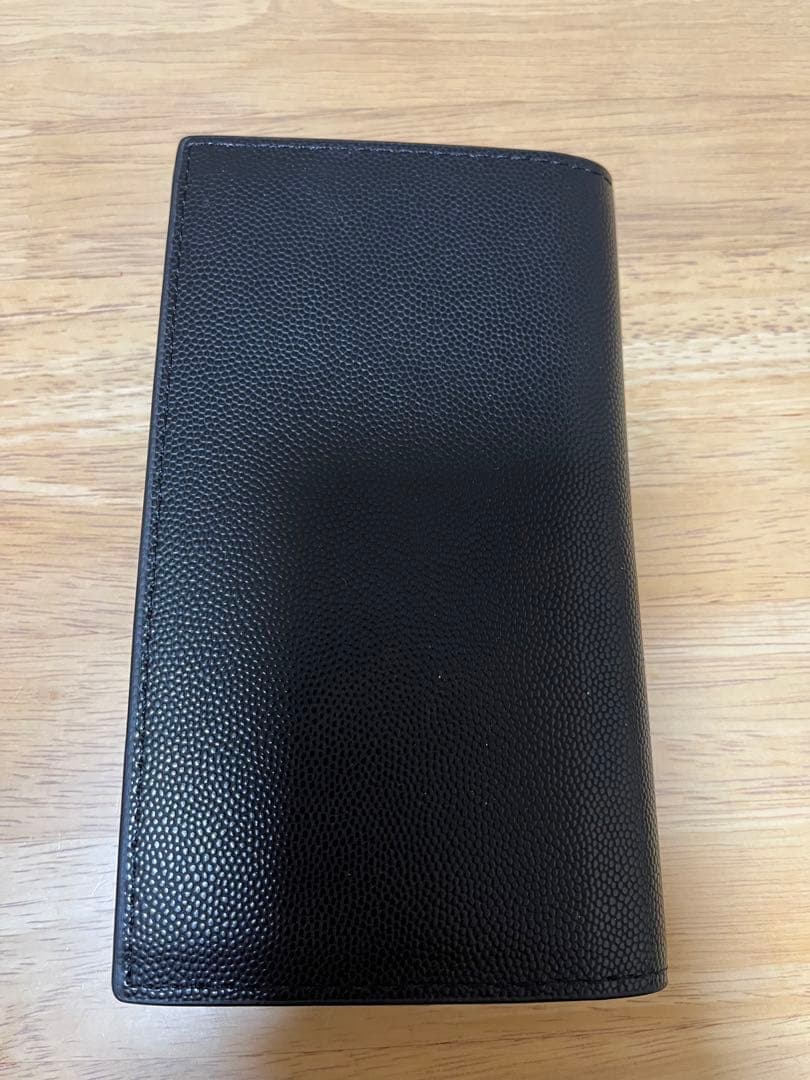 ブラックレザー フリップケース