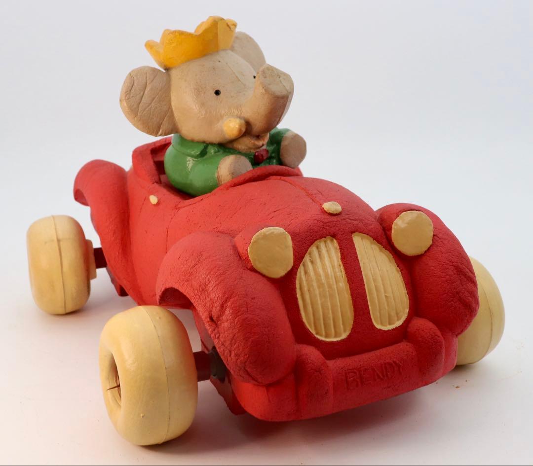 象のババール BENDY スクイーズ レアアイテム 全長約25cm ビンテージ品