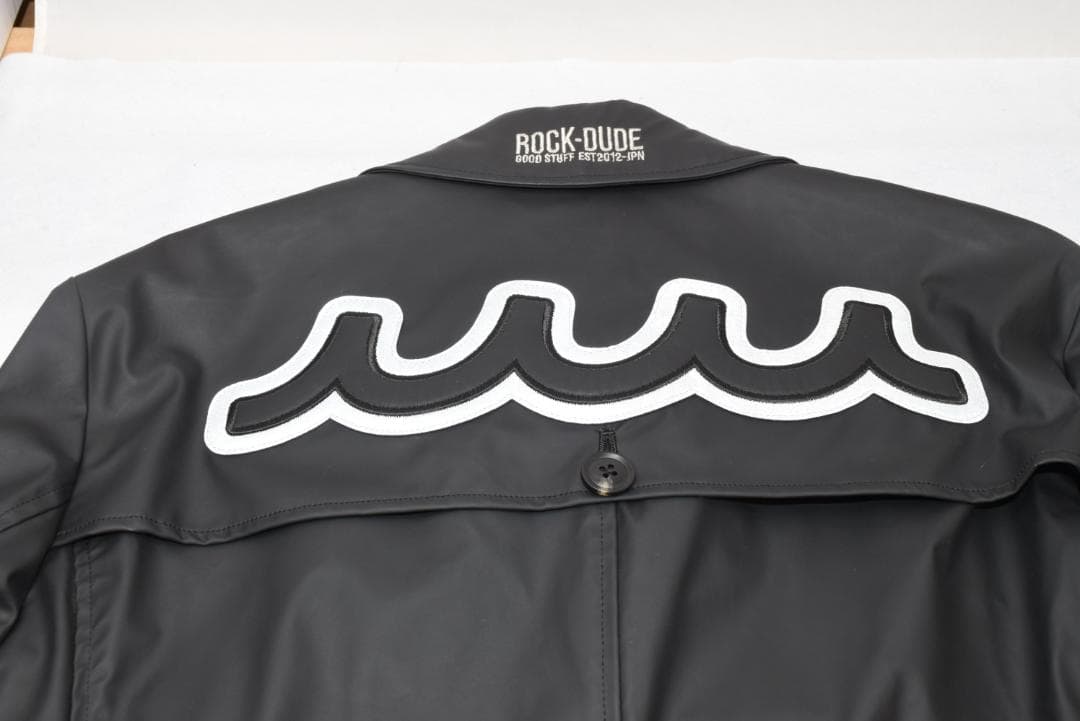 新品☆ROCK DUDE ＆ MUTA MARINE レインコート☆黒☆Mサイズ