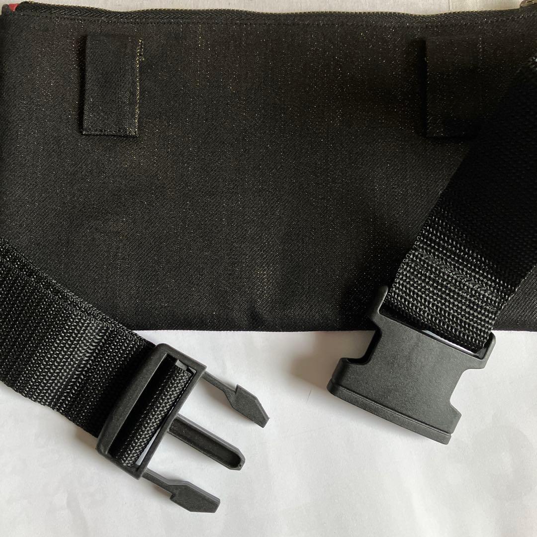 ガシャ髑髏　ハンドメイド　ウエストポーチ　道中財布　リュック