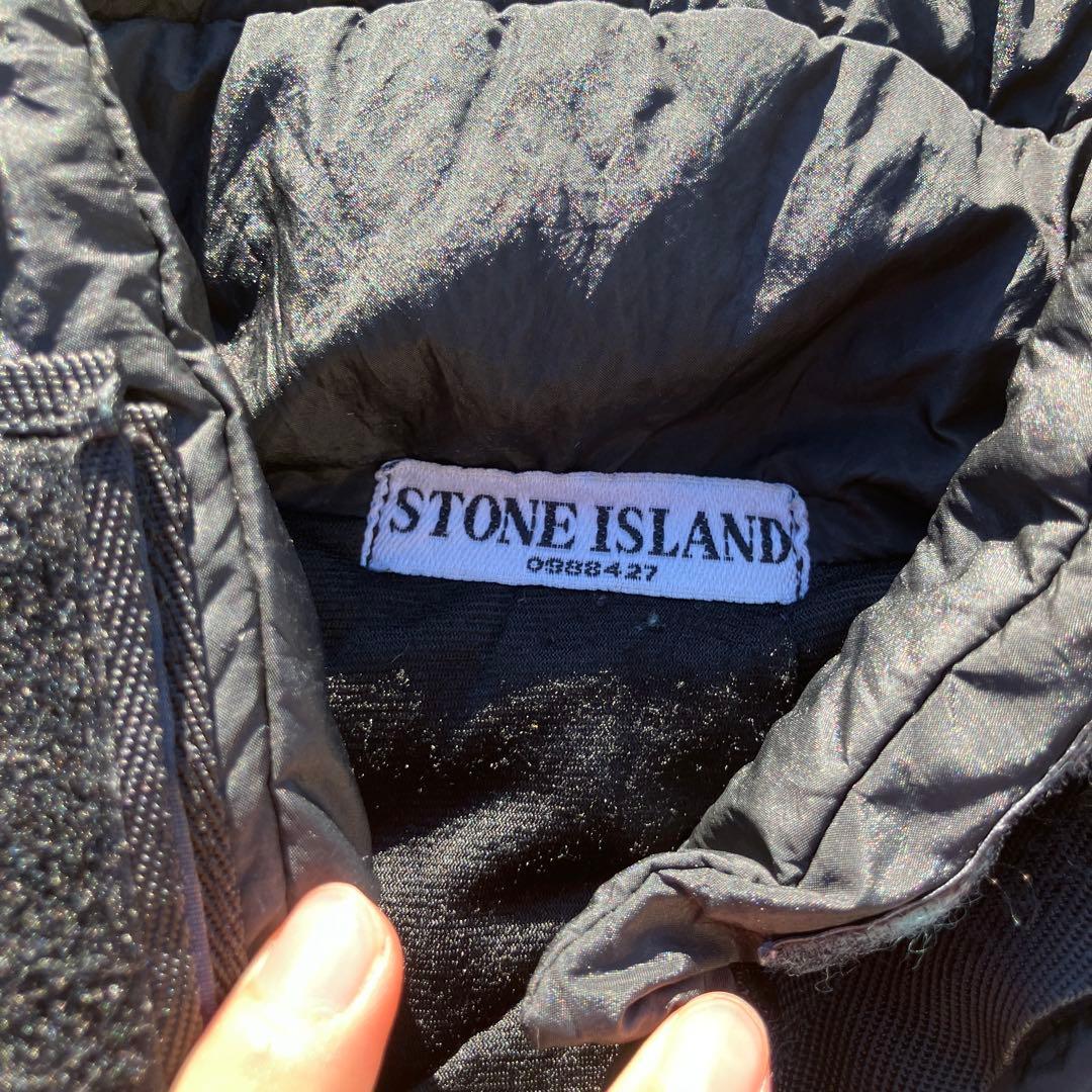 希少 00s Stone  ナイロンジャケット ガーメントダイ 中綿
