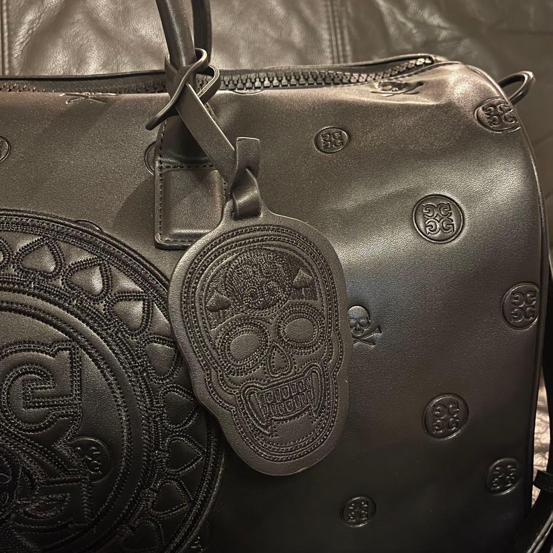 26新作 G/FORE ジーフォア 刺繍 エンボススカル ゴルフボストンバッグ