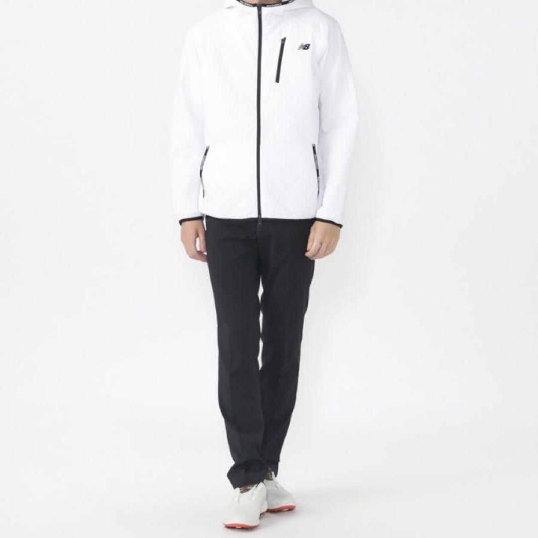 New Balance ホワイト　キルティング　ジャケット　サイズ6（XL）