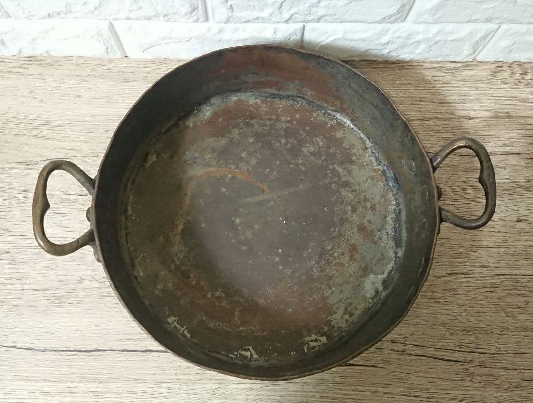 超稀少 帝国 ホテル 銅鍋 業務用 アンティーク 骨董 刻印 入り