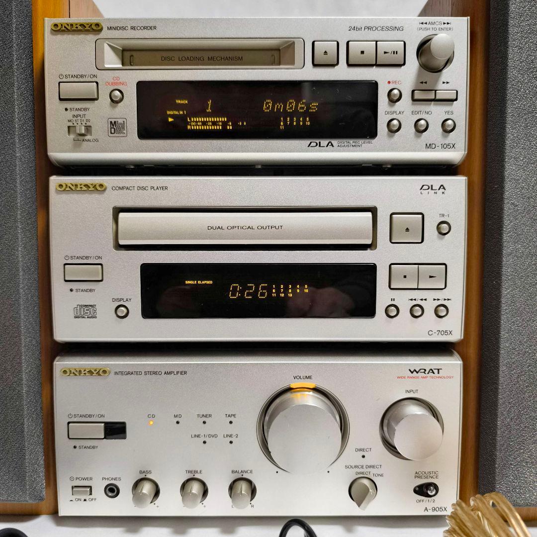 37【送料無料】稀少！美品！動作品！ONKYO オンキョー★オーディオ各種