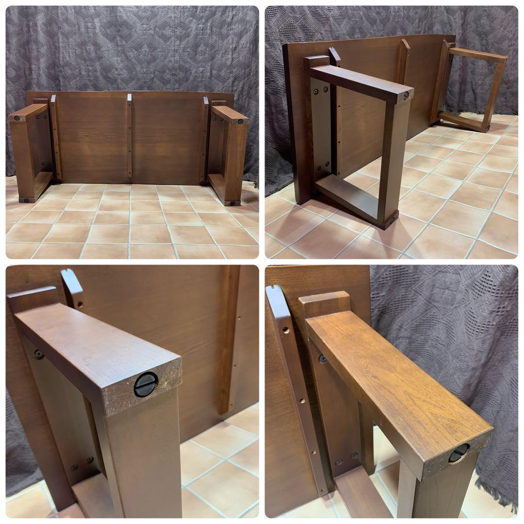 【自然耳付き】無垢材 ローテーブル コーヒーテーブル モダン 男前インテリア