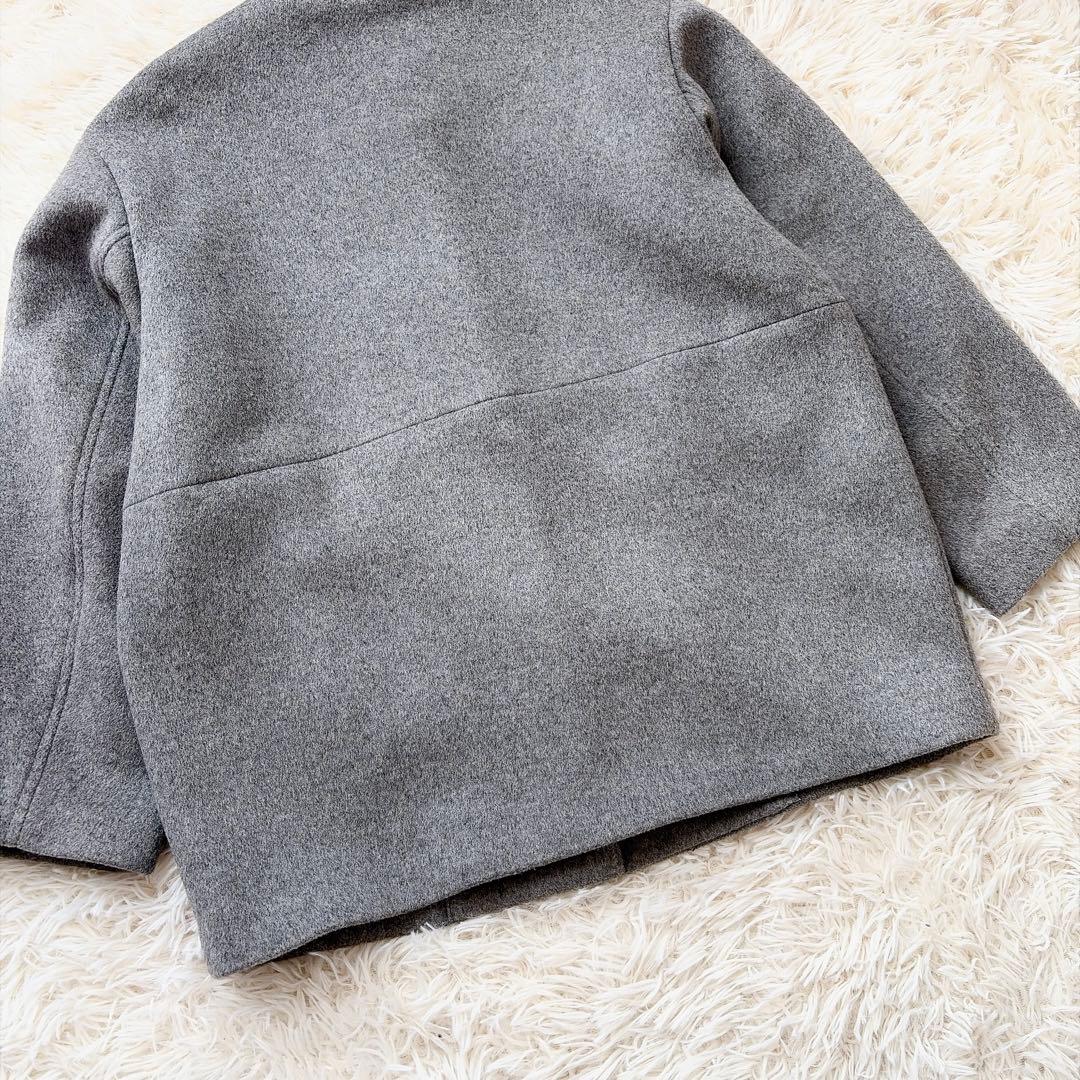 ジャーナルスタンダードレリューム　スーパーファインビーバークルーネックコート