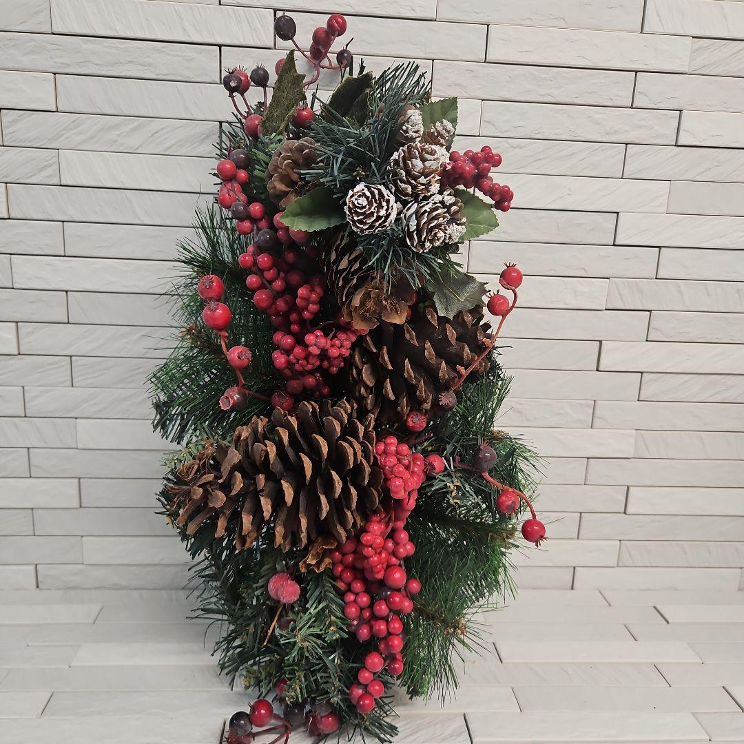 クリスマス飾りセット　サンタクロース&トナカイ親子・2WAYリース