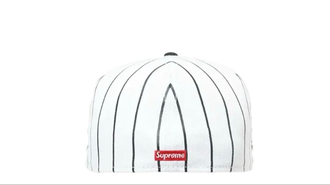 帽子 Supreme x run SLogo NewEra \"Stripe\"